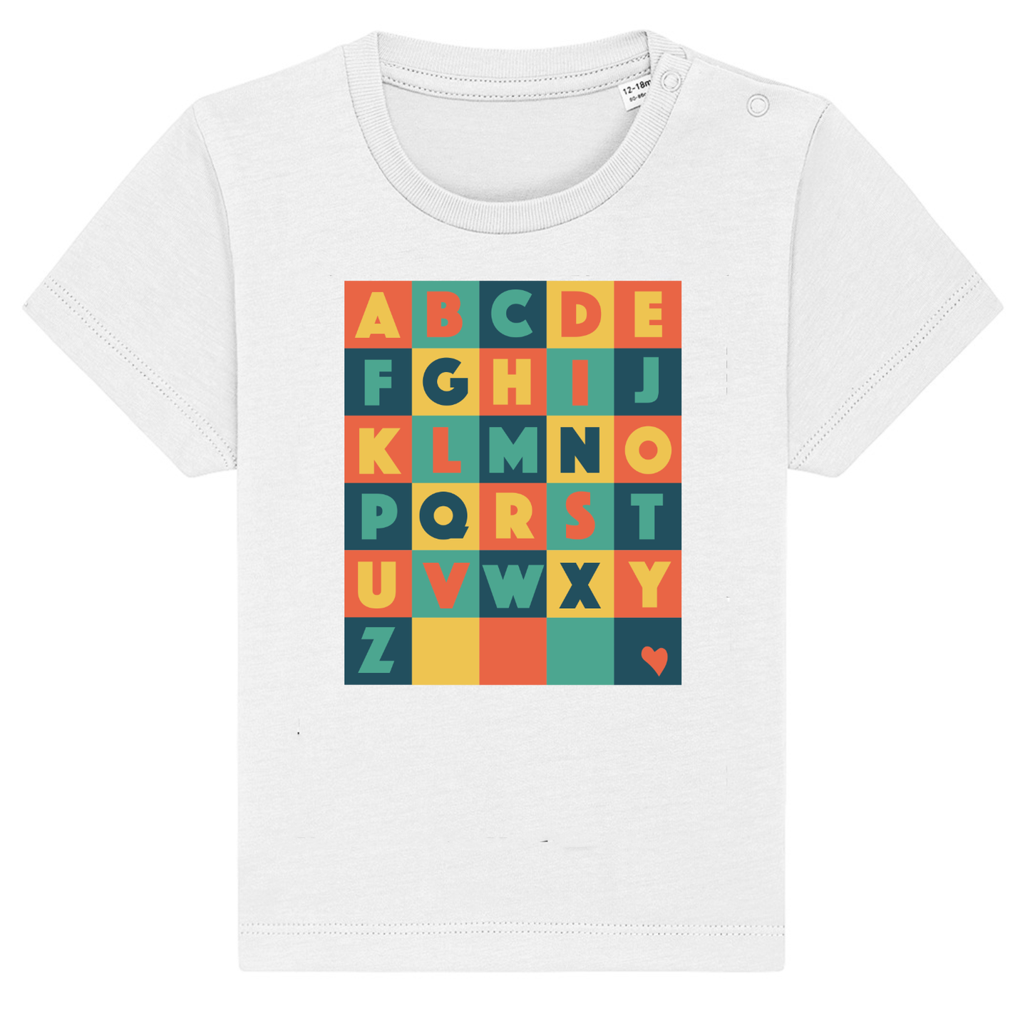 Tee Shirt Short Sleeve - ALPHABET