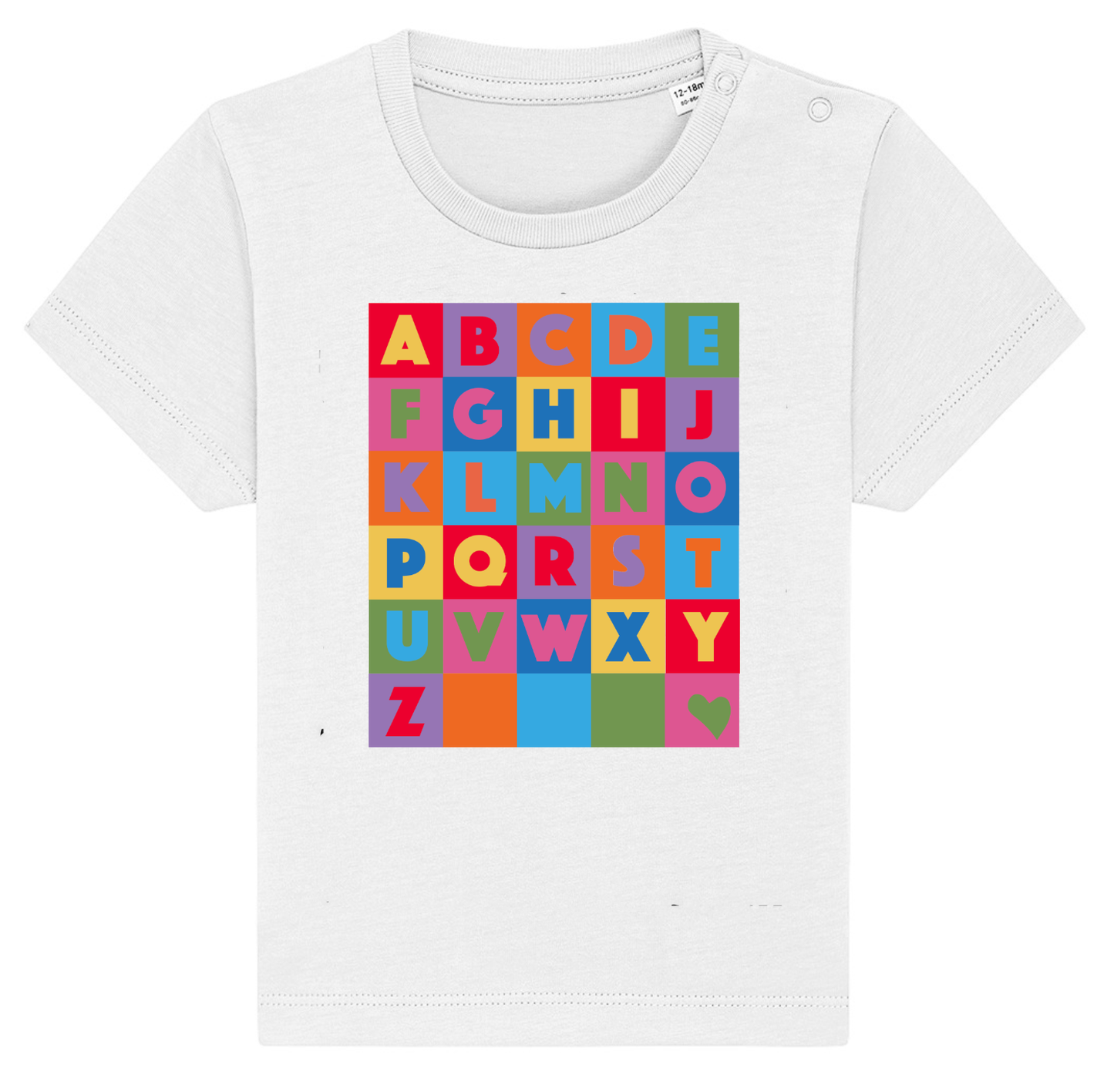 Tee Shirt Short Sleeve - ALPHABET