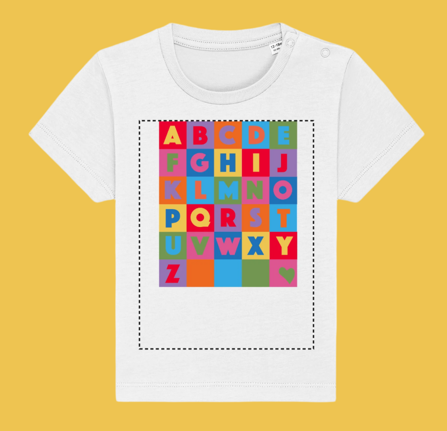 Tee Shirt Short Sleeve - ALPHABET