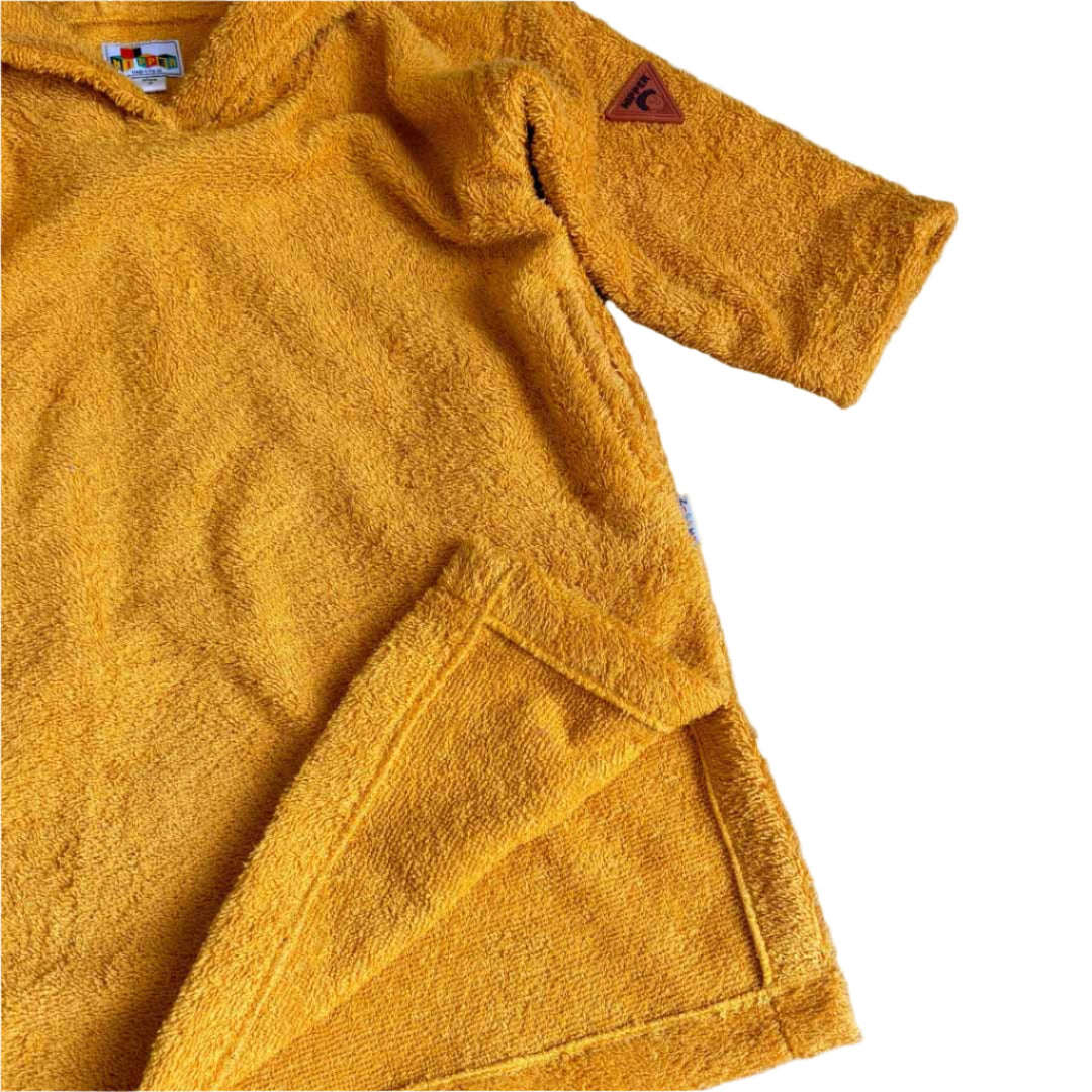 Closed Robe Terry Towelling  - Yellow - Green - Sand