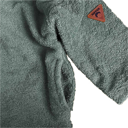 Closed Robe Terry Towelling  - Yellow - Green - Sand