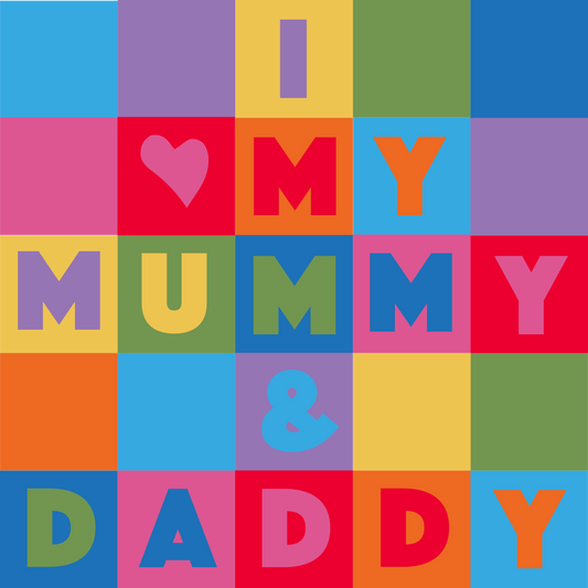 Tee Shirt Short Sleeve - I LOVE MY MUMMY & DADDY