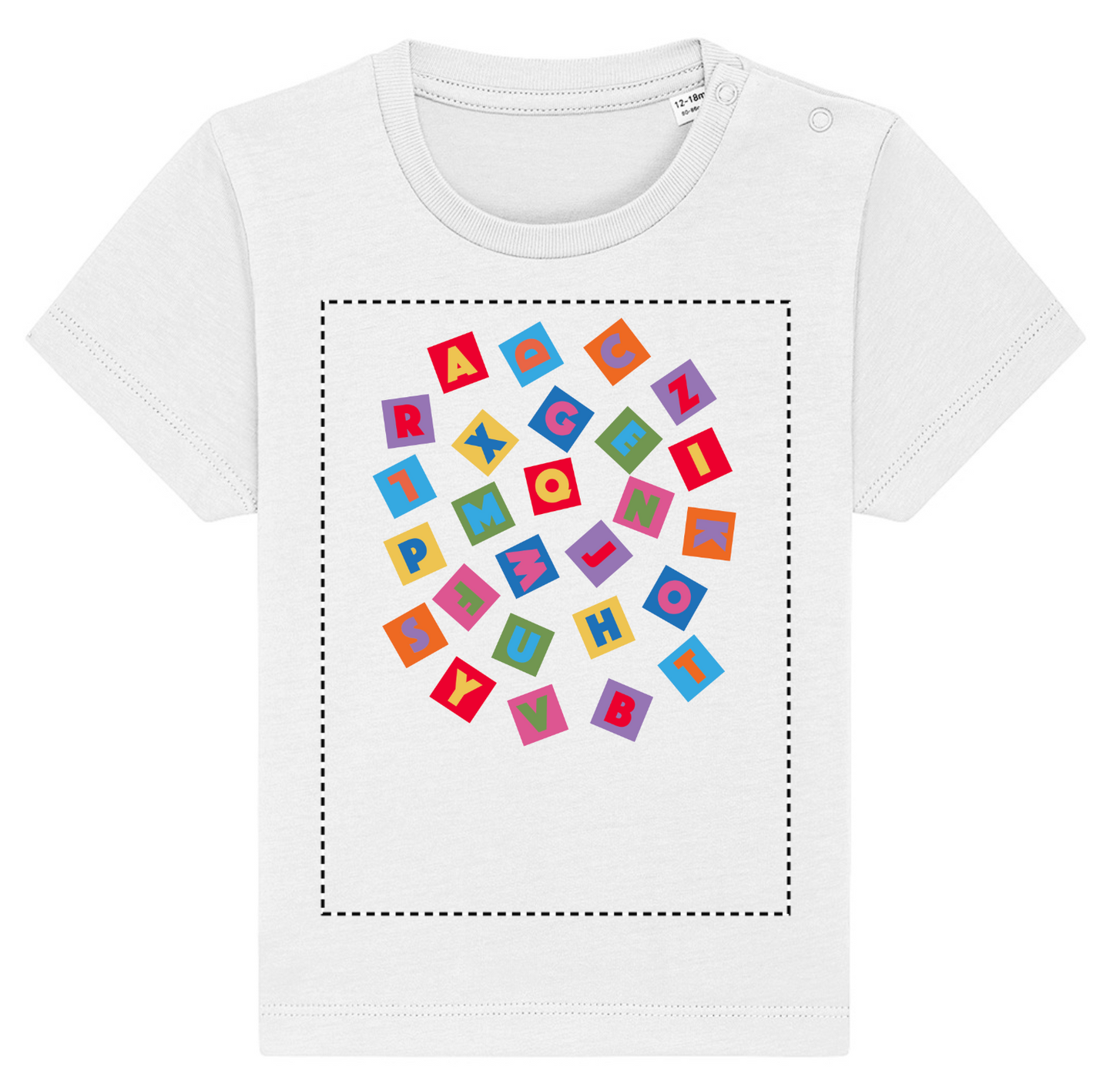 Tee Shirt Short Sleeve - TUMBLING ALPHABET
