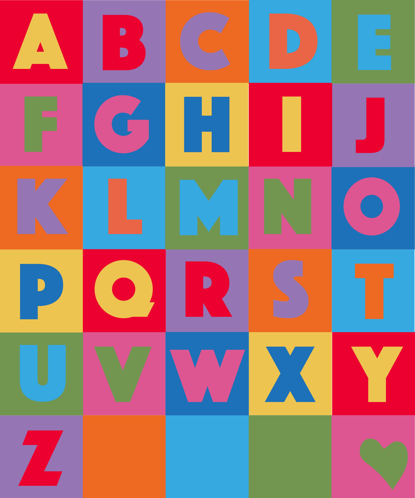 Tee Shirt Short Sleeve - ALPHABET