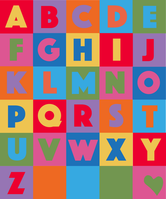 Tee Shirt Short Sleeve - ALPHABET