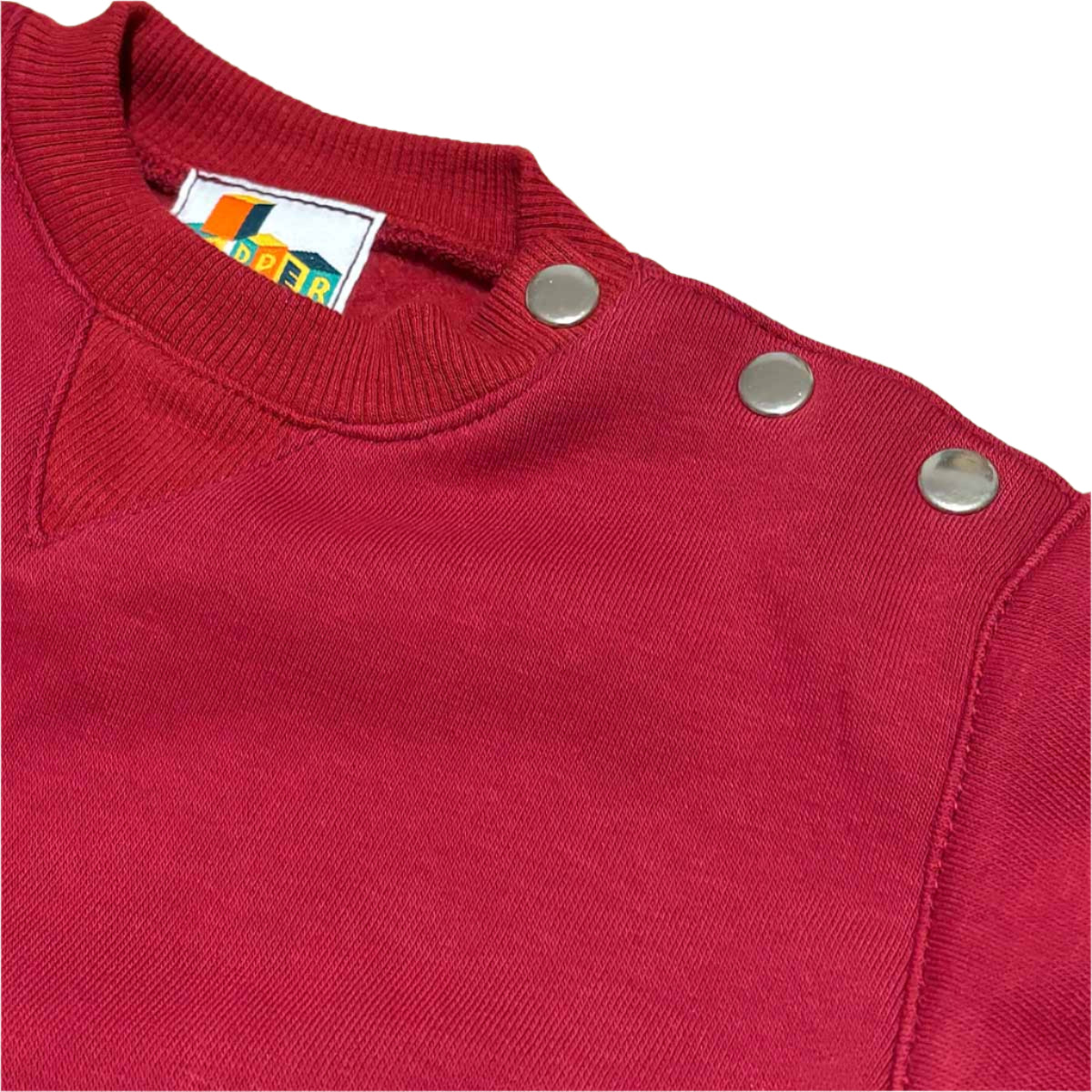 Jersey Tracksuit Jumper - Red - Green