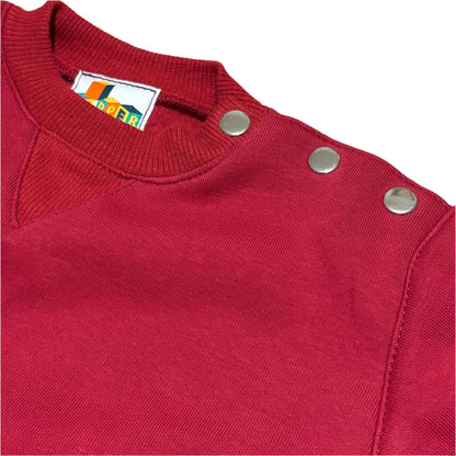 Jersey Tracksuit Jumper - Red - Green