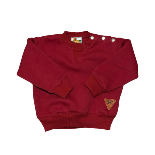 Jersey Tracksuit Jumper - Red - Green
