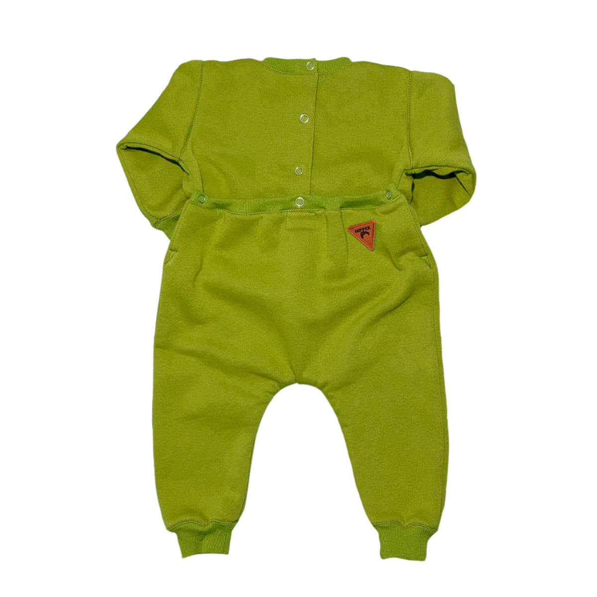 Jersey Snooze Suit - Red- Green