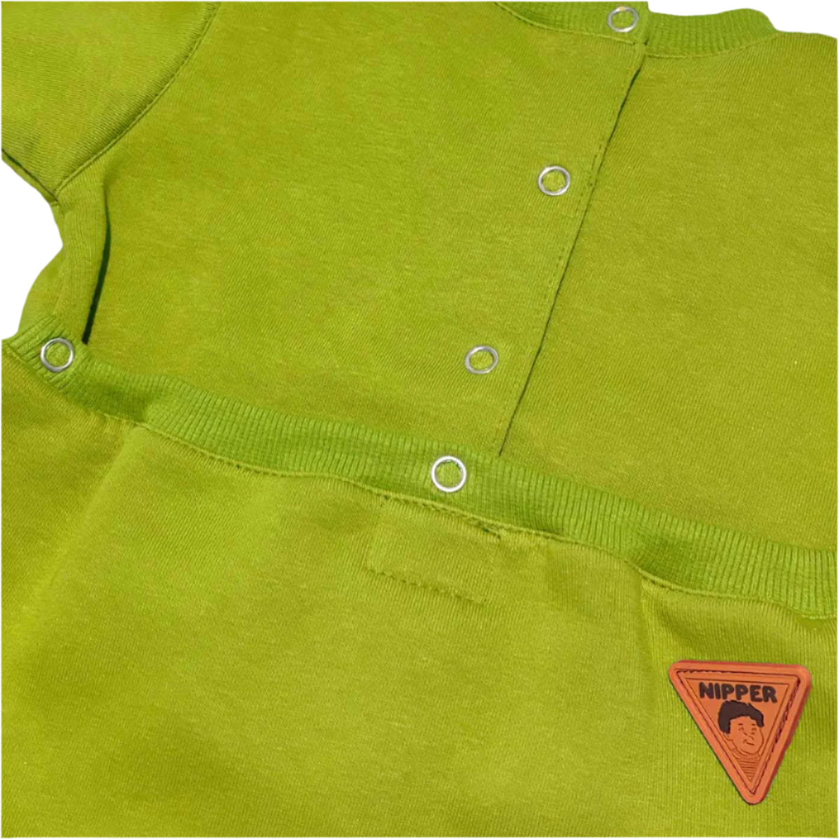Jersey Snooze Suit - Red- Green