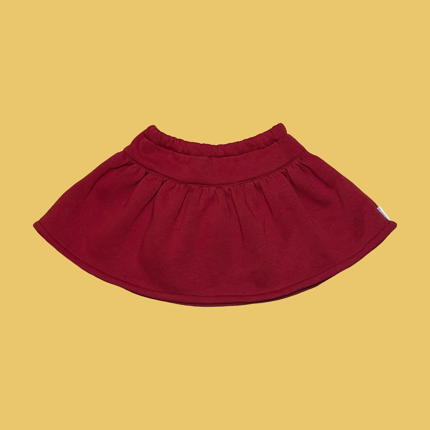 Jersey Rara Skirt - Red - Green